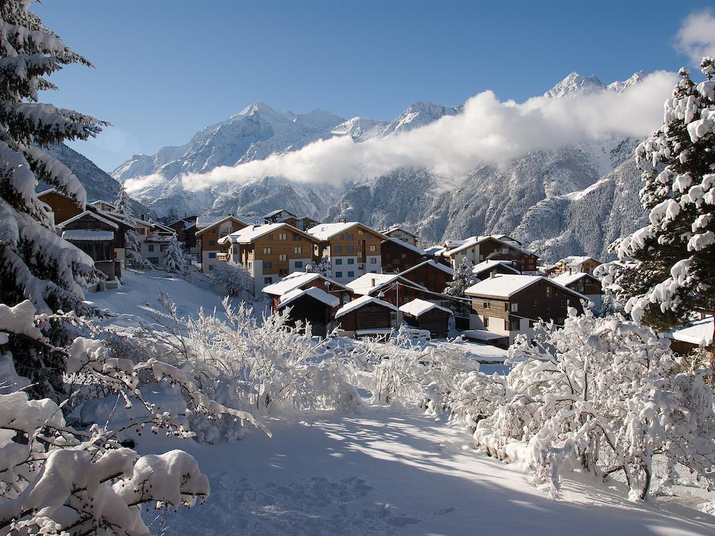 Apartmán Chalet Soldanella Grächen Exteriér fotografie